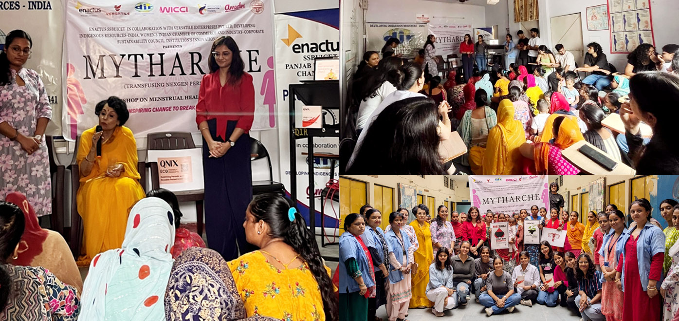 एनैक्टस पीयू ने मासिक स्वास्थ्य और स्वच्छता जागरूकता कार्यशाला का आयोजन किया